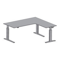 TRADINGZONE SMARTLINE SITTING/STANDING CORNER TABLE STESI Assembly And Operating Instructions Manual