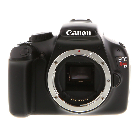 CANON REBEL T3/1100D MANUAL Pdf Download ManualsLib