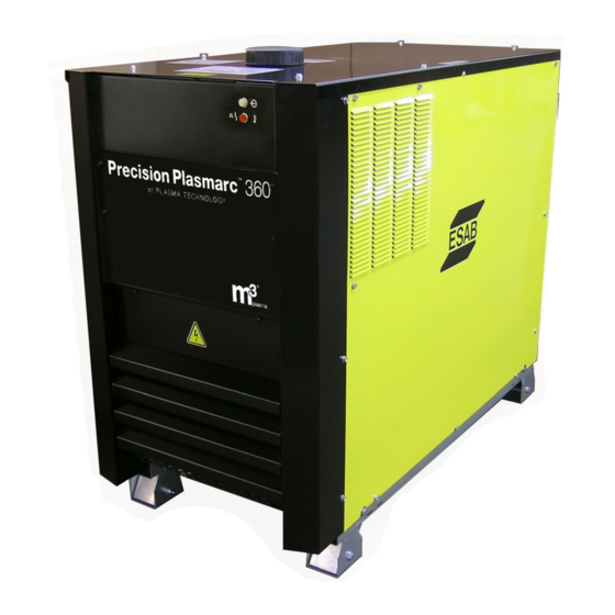 ESAB M3 PLASMA EPP362 MANUAL Pdf Download ManualsLib