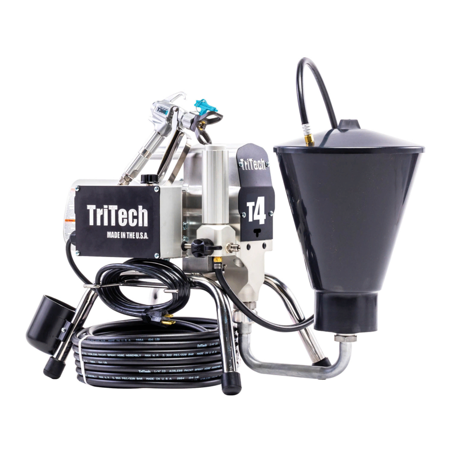 TRITECH T4 AIRLESS SPRAYER USER MANUAL Pdf Download ManualsLib