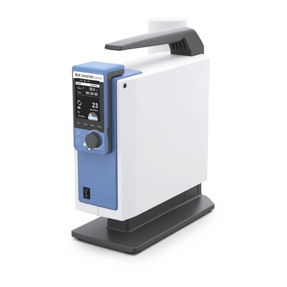 IKA VACSTAR DIGITAL OPERATING INSTRUCTIONS MANUAL Pdf Download ManualsLib