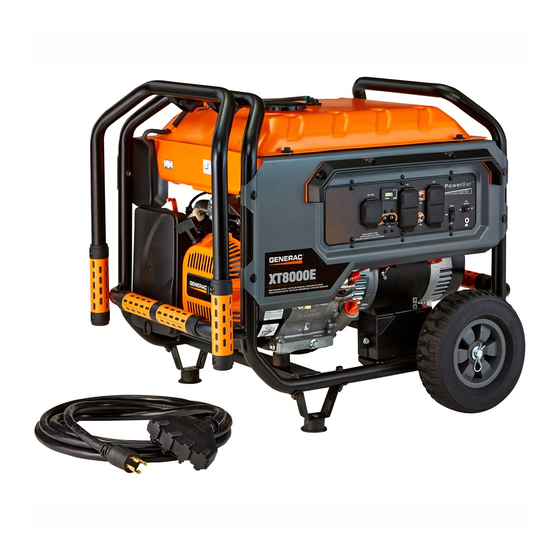GENERAC POWER SYSTEMS XT8000E SERIES OWNER'S MANUAL Pdf Download