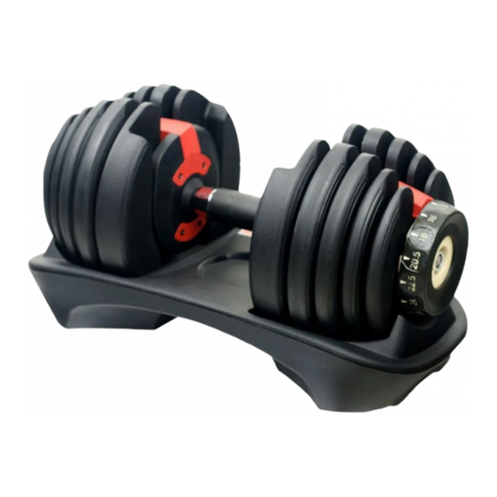 Fortis 48kg Smart Adjustable Weights Dumbbell Set