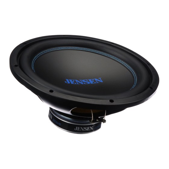 Jensen subwoofers hot sale