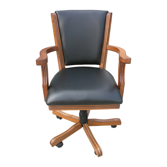 HATHAWAY KINGSTON POKER TABLE ARM CHAIR NG2351CH ASSEMBLY INSTRUCTIONS