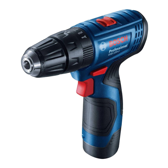 User manual Bosch GSB 12V-15 Professional (English - 203 pages)