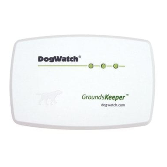 DOGWATCH GROUNDSKEEPER OPERATING INSTRUCTIONS MANUAL Pdf Download