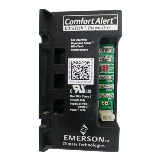 Emerson Comfort Alert User Manual