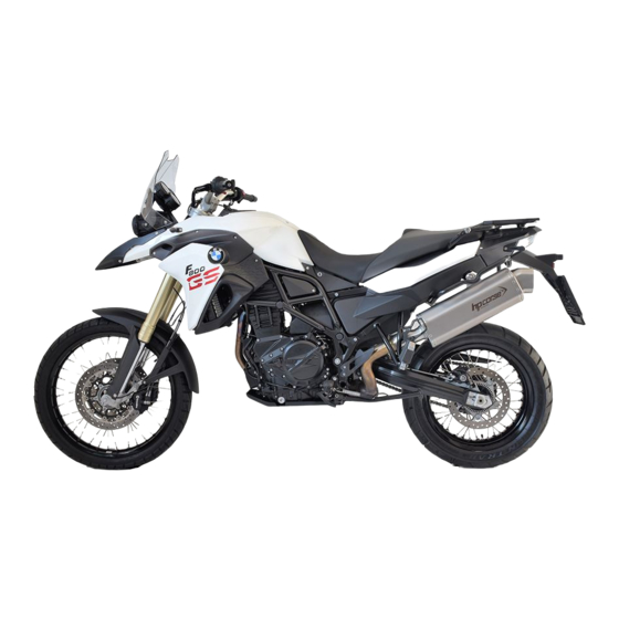 BMW F 800 GS 2012 RIDER'S MANUAL Pdf Download ManualsLib