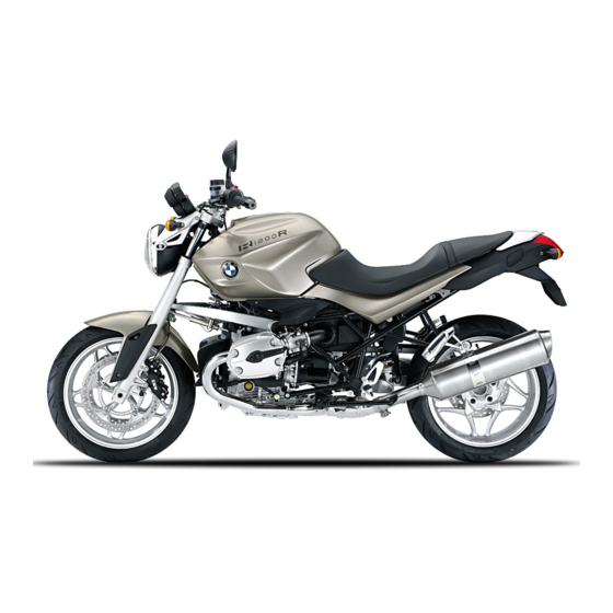 BMW R 1200 R 2008 Rider's Manual