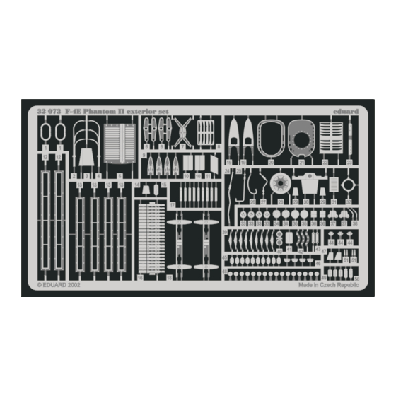 Eduard F-4E Phantom II Exterior set Assembly Instructions