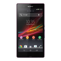 Sony Xperia Z L36h Working Instructions