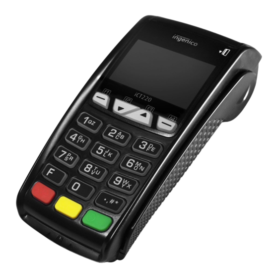 Ingenico iCT220 Specifications
