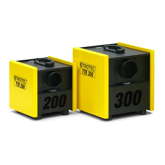 Trotec TTR 300 Original Instructions Manual