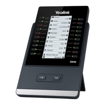 Yealink EXP40 Quick Installation Manual
