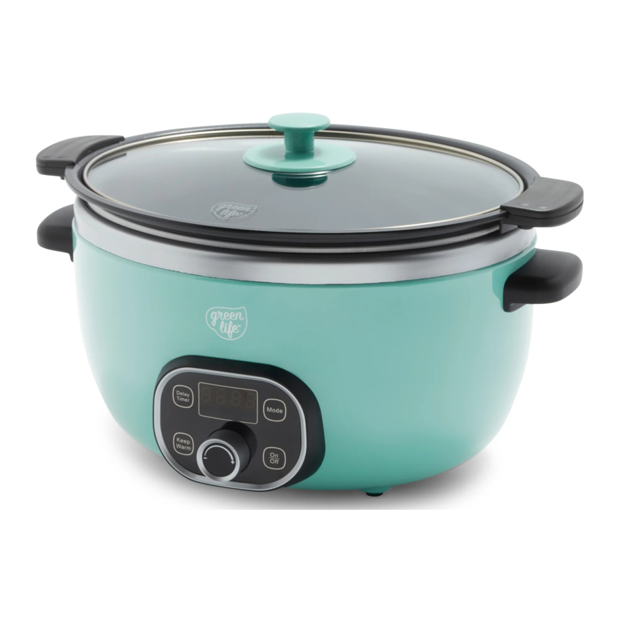 Green Pan HEALTHY COOK DUO - Slow Cooker Manual