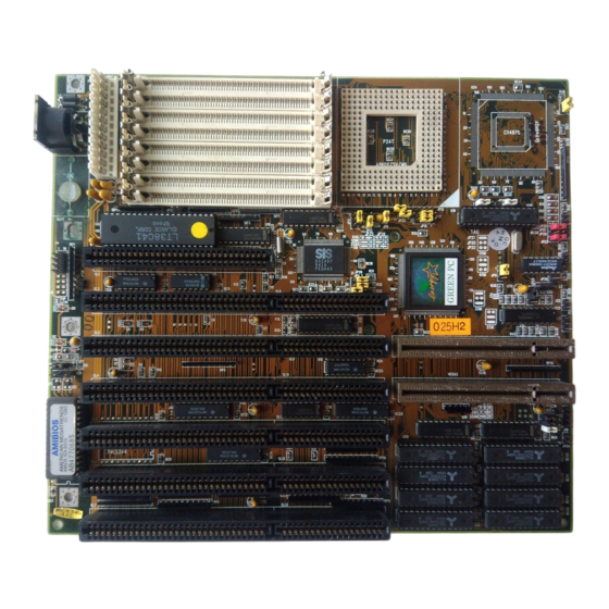 SOYO 80486 User's Manual & Technical Reference