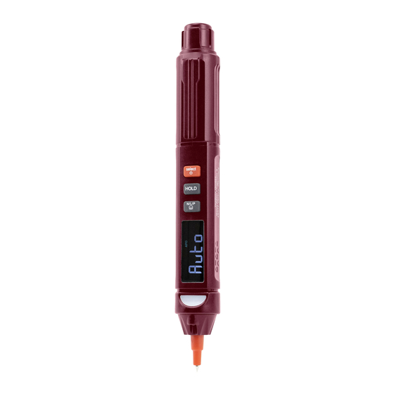 Testboy Pen 1000 Manuals