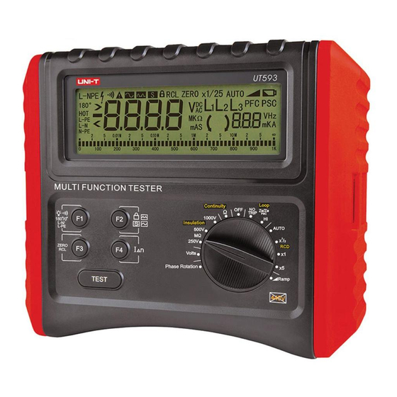 UNI-T UT593 Operating Manual