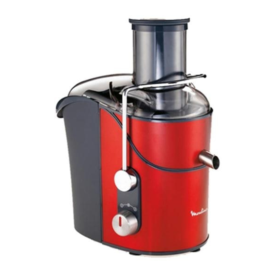 Moulinex Juicer Quick Manual