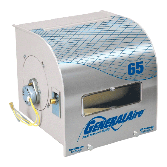GeneralAire GENERAL 65 Installation Instructions