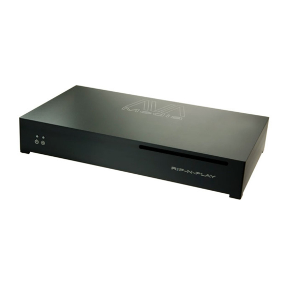 AVA Media RIP-N-PLAY Quick Start Manual