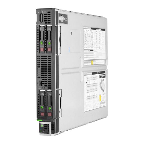 HPE ProLiant BL660c Gen9 User Manual