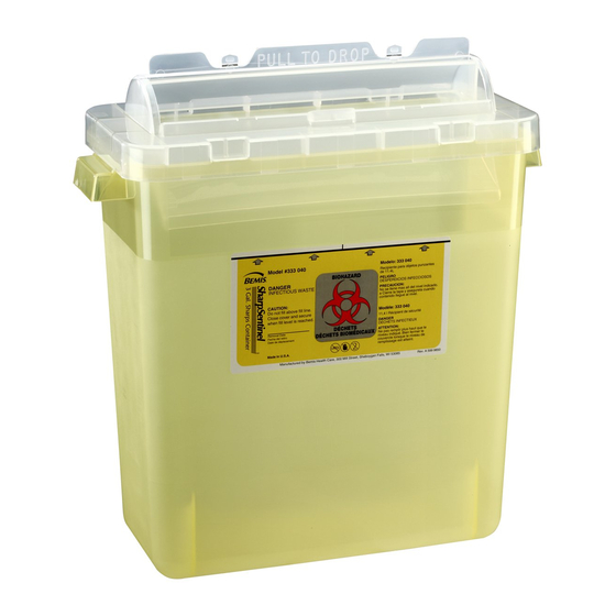 BEMIS HEALTH CARE 333 INSTRUCTIONS Pdf Download ManualsLib