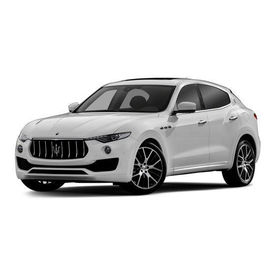 Maserati Levante 2019 Owner's Manual