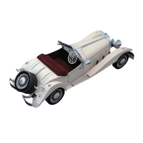 Canon Creative Park Mercedes Benz 500K Assembly Instructions Manual