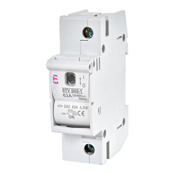 ETI D01 INSTALLATION INSTRUCTION Pdf Download | ManualsLib