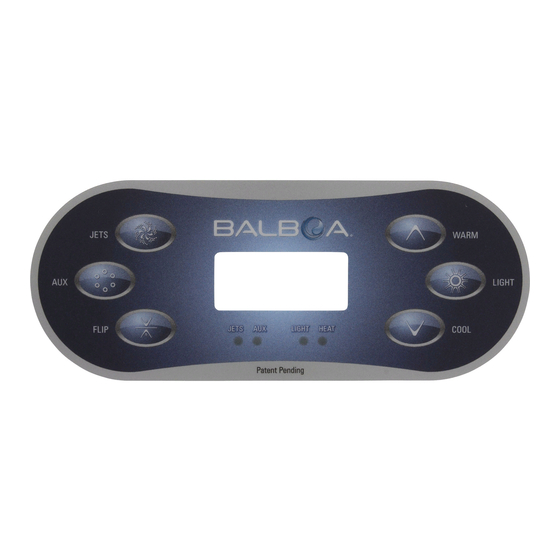 BALBOA WATER GROUP BP SERIES USER INTERFACE AND PROGRAMMING REFERENCE ...