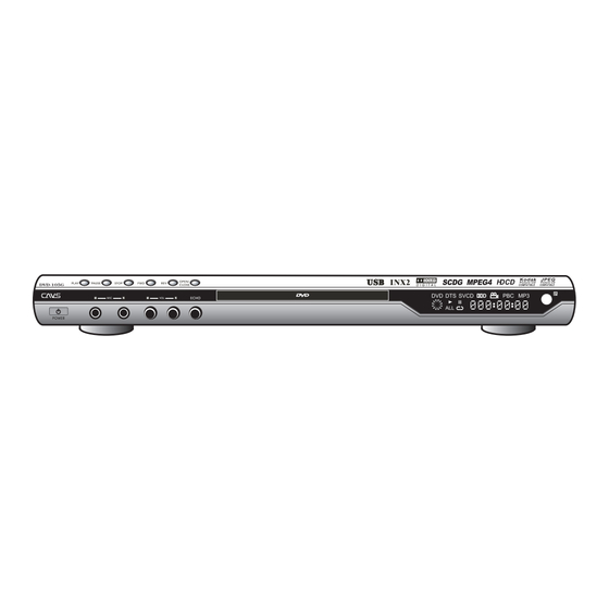 CAVS DVD-105G USB Instructions Manual