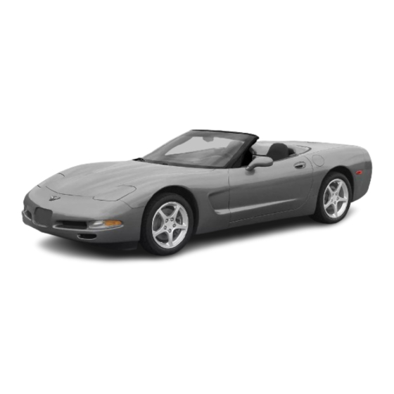Chevrolet 2004 Corvette Owner's Manual