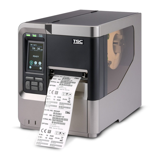 TSC MX340P Series User Manual