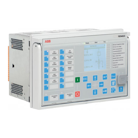 ABB REM620 Manuals