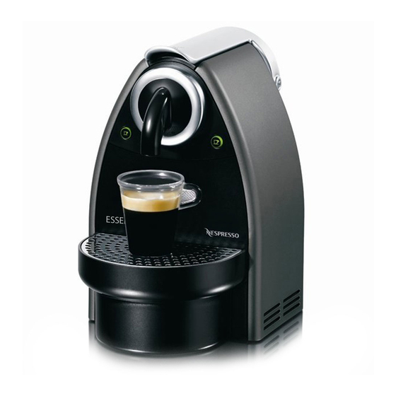 Nespresso Essenza C101 Instruction Manual