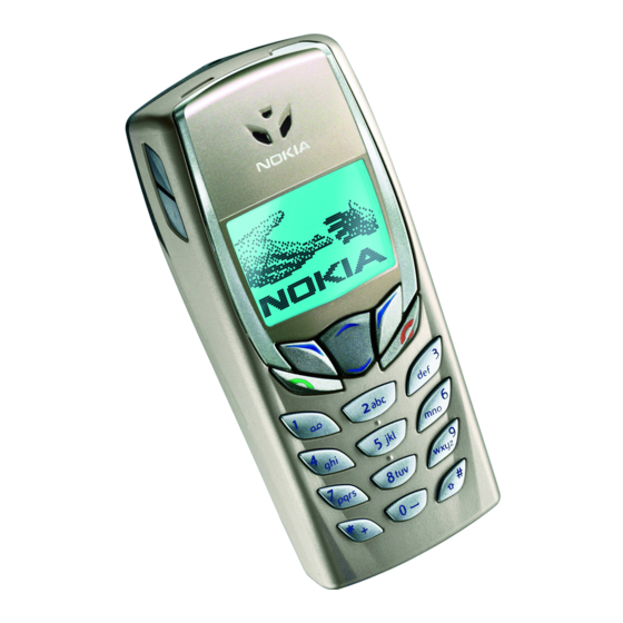 Nokia 6510 Support Manual
