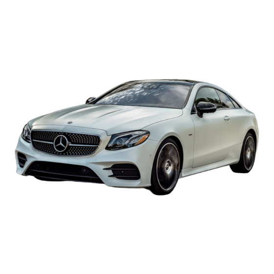 Mercedes-Benz E CLASS 2020 Manuals