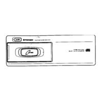 Pioneer CDX-M12 Service Manual