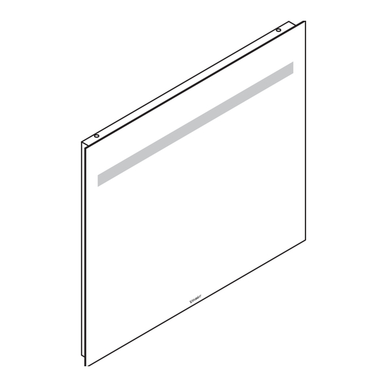 DURAVIT Ketho KT 7332 Mounting Instructions
