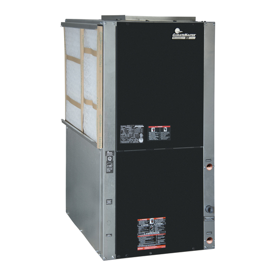 ClimateMaster Tranquility 16 Compact Series Installation, Operation & Maintenance Manual