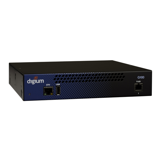 Digium G100 Administrator's Manual