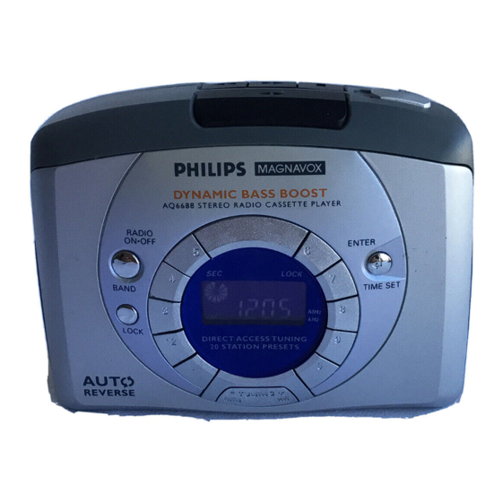 Philips AQ 6688/14 Instructions For Use Manual