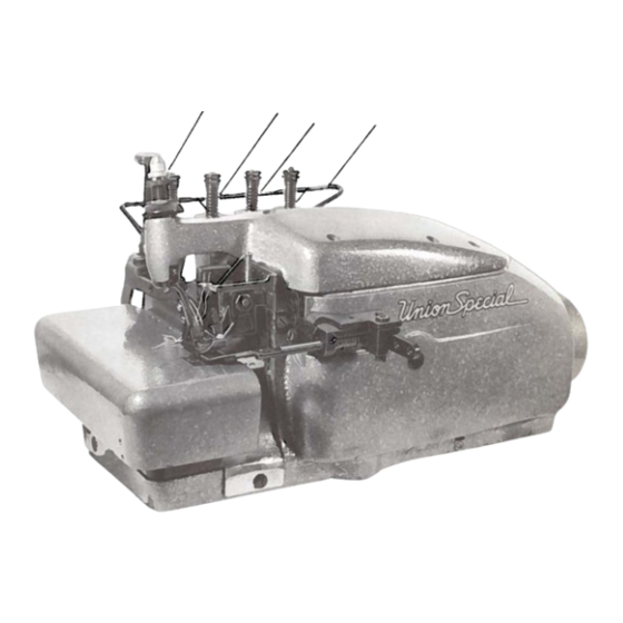 UnionSpecial 39500AD Manual