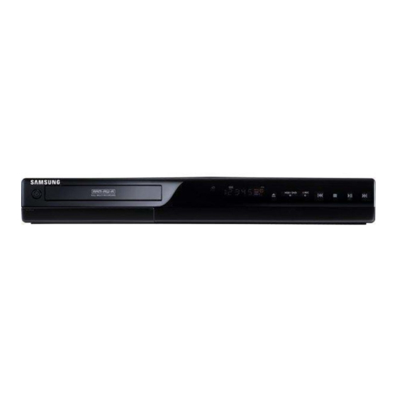 Samsung DVD-SH895 User Manual