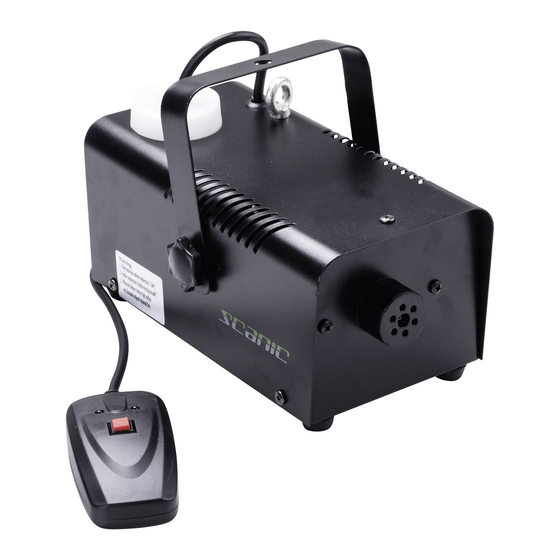 SCANIC FOG MACHINE 400 INSTRUCTION MANUAL Pdf Download ManualsLib