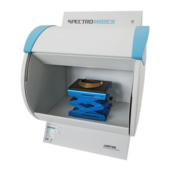 AMETEK SPECTRO MIDEX MID04 ORIGINAL OPERATING INSTRUCTIONS Pdf Download