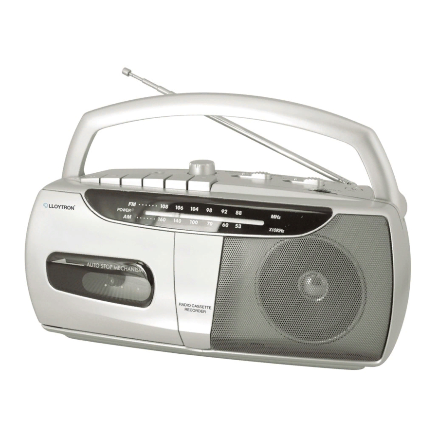 LLOYTRON CLASSIQUE N8101SV OPERATING INSTRUCTIONS MANUAL Pdf Download