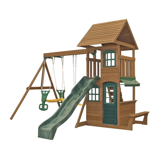 Bear Cave Lodge Swing Set/Playset Installation